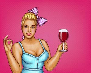 Daily Joke: A Woman Being Offered Some Wine