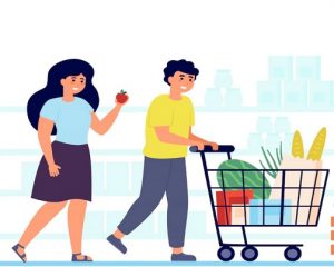 Daily Joke: A Husband And Wife Were Grocery Shopping