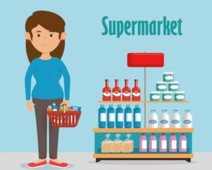 Daily Joke: A Woman In A Supermarket Is Following A Grandfather