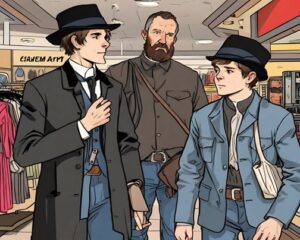 Daily Joke: A 15 Year Old Amish Boy And His Father Were In A Mall