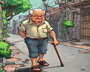 Daily Joke: An Old Man Is Walking Along The Street