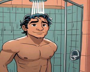 Daily Joke: A Man Is Getting Into The Shower