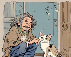 Daily Joke: A Man Found An Old Straggly Cat At Our Door