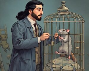 Daily Joke: A Large Cage Containing A Male Rat Was Displayed By The Professor