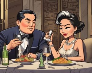 Daily Joke: A Rich Tycoon And His Wife Are Having New Years Dinner