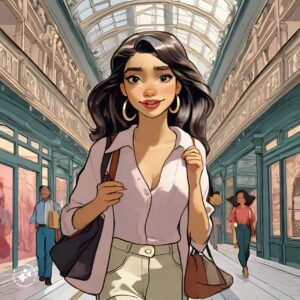 Daily Joke: A Pretty Girl Walking Up To A Department Store