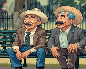 Daily Joke: Two Old Guys Were Sitting On A Park Bench