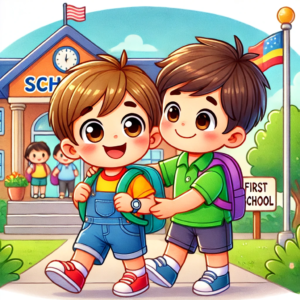 Daily Joke: The Little Johnny Going To His First Day Of School