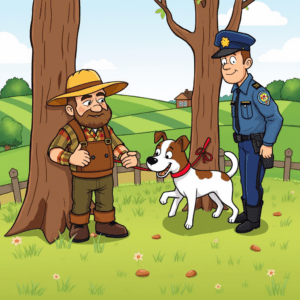 Jokes Daily Joke: Cop Tries to Warn Farmer About His Dog in Heat