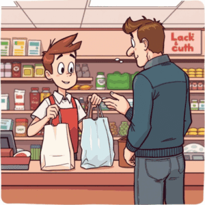 Jokes Daily Joke: Grocery Store Encounter The Boy Who Couldnt Choose Your Bags