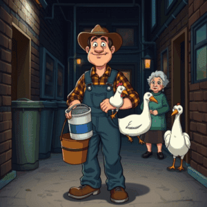 Jokes Daily Joke: Hilarious Rural Humor Farmers Wild Goose Chase Turns Into Comedy