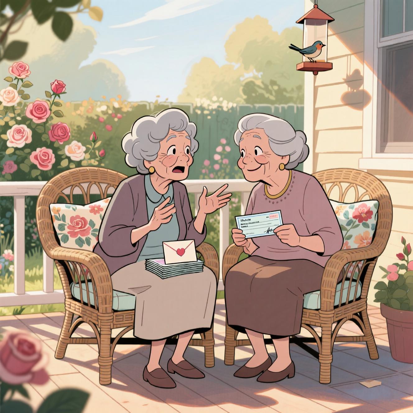 Funny Joke: Two Old Ladies Are Sitting On A Park Bench Smoking