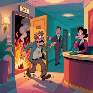 Jokes Daily Joke: Hotel Guest Demands Room Change Then Reveals Its On Fire