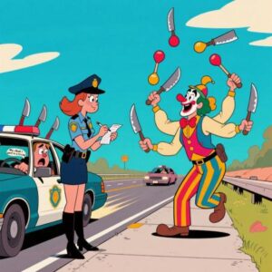 Daily Joke: Driver Sees Machete Juggler on the Highway and Swears Off Drinking