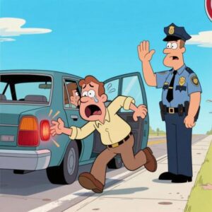 Daily Joke: Police Stop Turns Hilarious When Driver Learns the Truth About His Missing Trailer