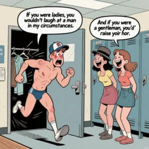 Daily Joke: When a Thief Stole His Clothes This Athlete Got More Than He Bargained For
