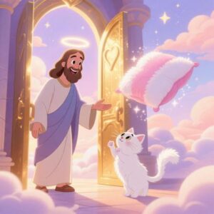 Daily Joke: Heavenly Cat Gets Fluffy Pillow And Mice Get Roller Skates A Heartwarming Afterlife Story