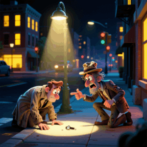 Jokes Daily Joke: The Lost Rolex Joke: Why the Drunk Searched Under the Streetlight