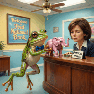 Daily Joke: Frog Walks Into a Bank The Hilarious Knickknack Patty Whack Joke Explained