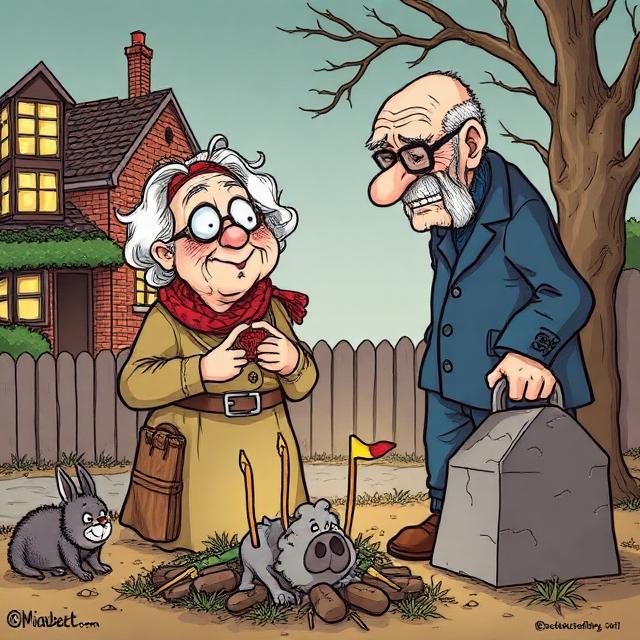 Daily Joke: Hilarious Old Man and Wife Joke With an Unexpected Graveyard Twist