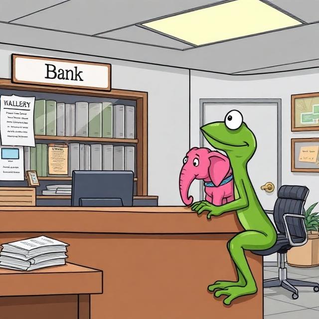 Daily Joke: The Funniest Bank Joke Ever The Frog the Loan and the Knickknack
