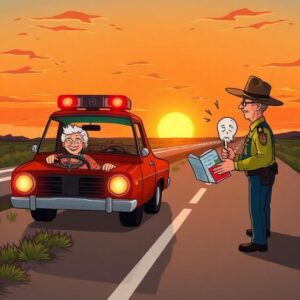 Daily Joke: The Traffic Stop Where Grandpa Saved the Day Hilarious Senior Moment
