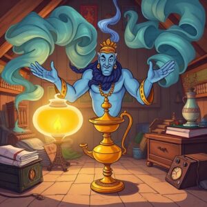 Daily Joke: The Third Wish That Balanced the Scales Perfectly Classic Lamp Joke