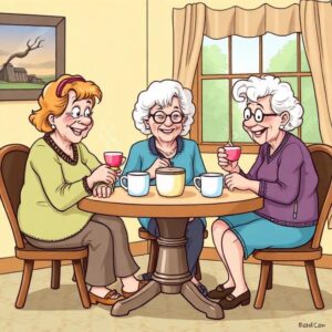 Jokes Daily Joke: The Three Ladies The Mayo and The Imaginary Door