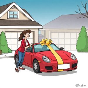 Jokes Daily Joke: The Driveway Gift That Made the Husband Disappear