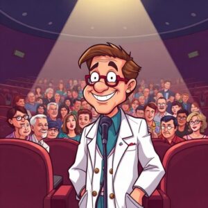 Daily Joke: The Man With the Biggest Grin in the Entire Auditorium